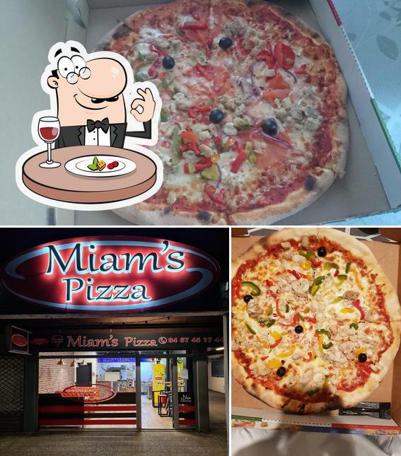 Miam's Pizza Saint Paul se distingue par sa nourriture et intérieur