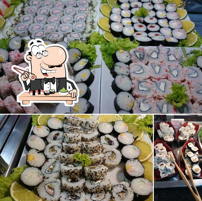 Experimente diversas opções de sushi