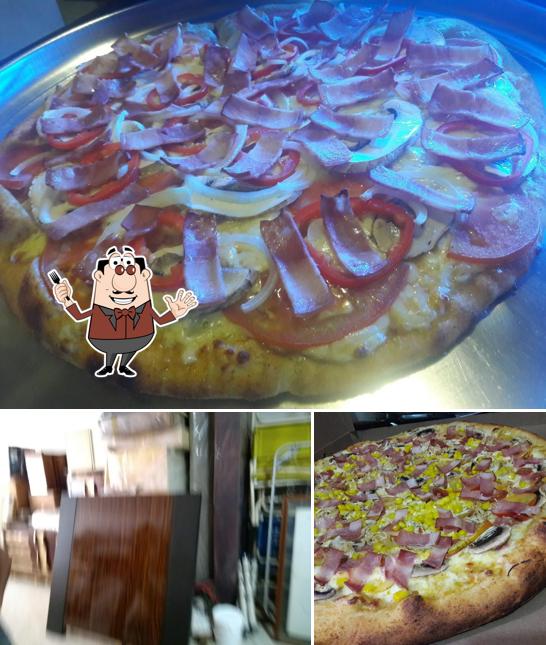 Еда и внутреннее оформление в Carnívora Pizza