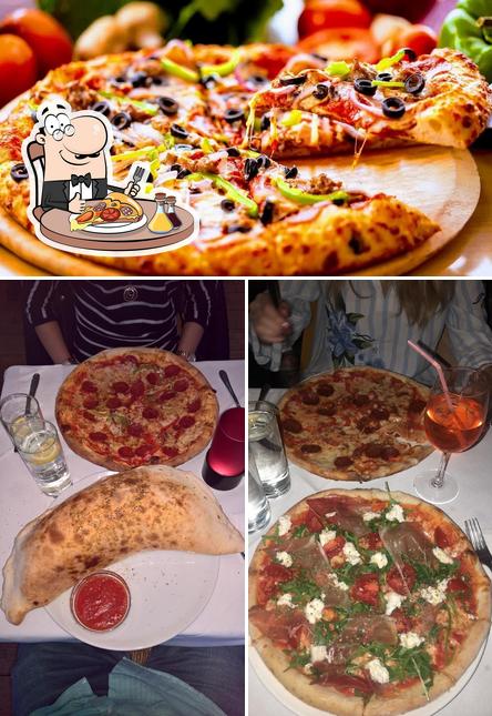 Order pizza at Mangia Bene