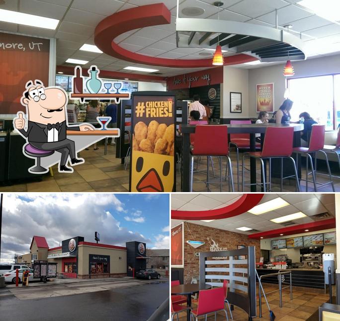 Burger King is distinguished by interior and exterior