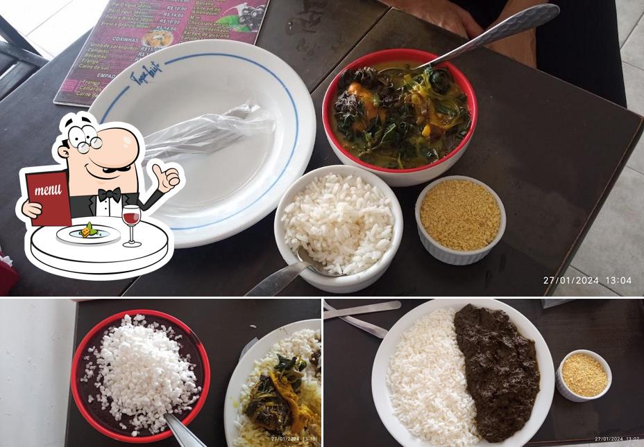 Platos en Belém Açaí