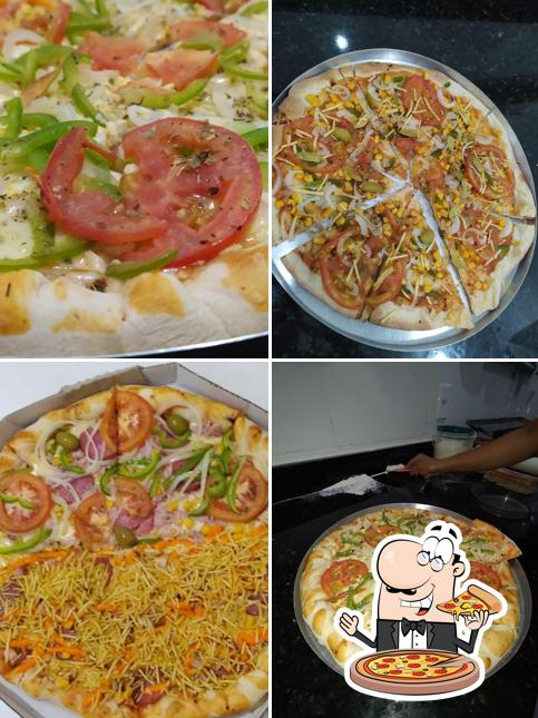 Consiga pizza no Pizzaria bella vista