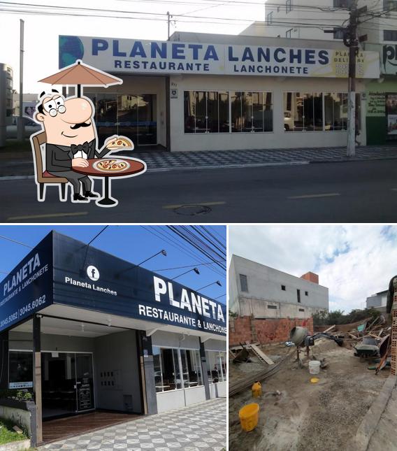 O exterior do Planeta Foods - Restaurante e Lanchonete em Itajai