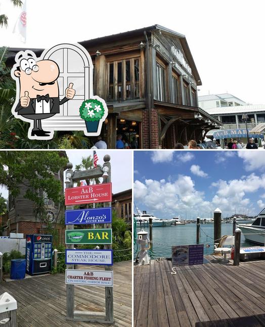 The Commodore Steak & Lobster House in Key West Restaurant menu and