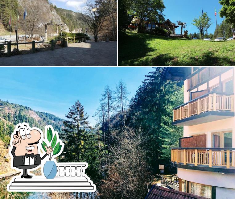 L'area esterna è una caratteristica importante di Hotel Lago Smeraldo
