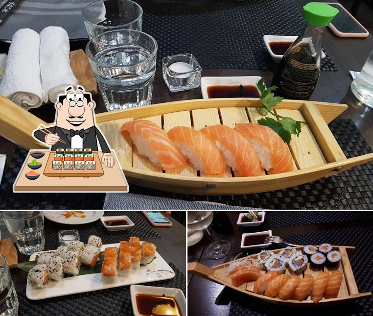 Ordina le varie opzioni di sushi