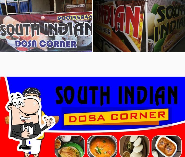 Here's a photo of South Indian Dosa Corner