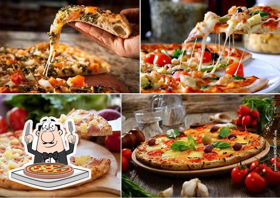 Order pizza at Your's Pizza
