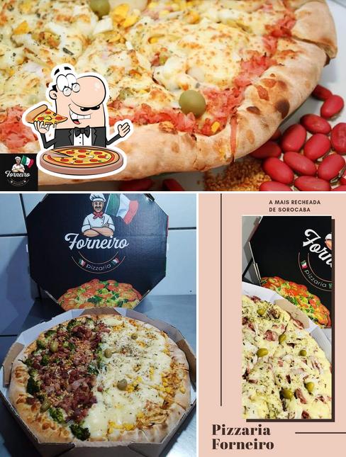 Consiga pizza no Pizzaria Forneiro