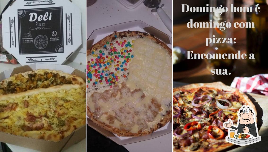 Comida em Deli Pizzas