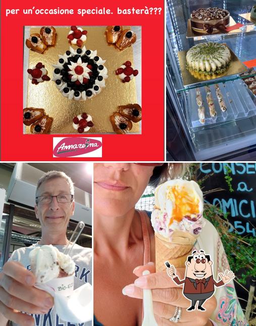 Cibo al Gelateria Amareina