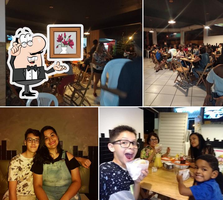 Veja imagens do interior do Fome de Leão Lanchonete e Pizzaria