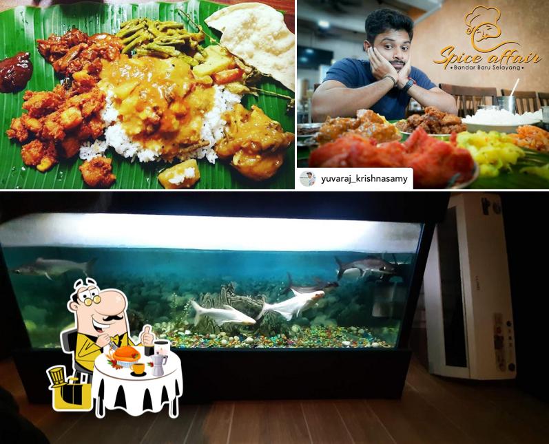 Food at Spice Affair Restaurant