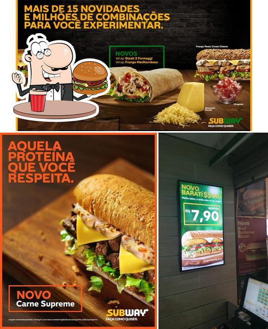 Consiga um hambúrguer no Subway Itaquá