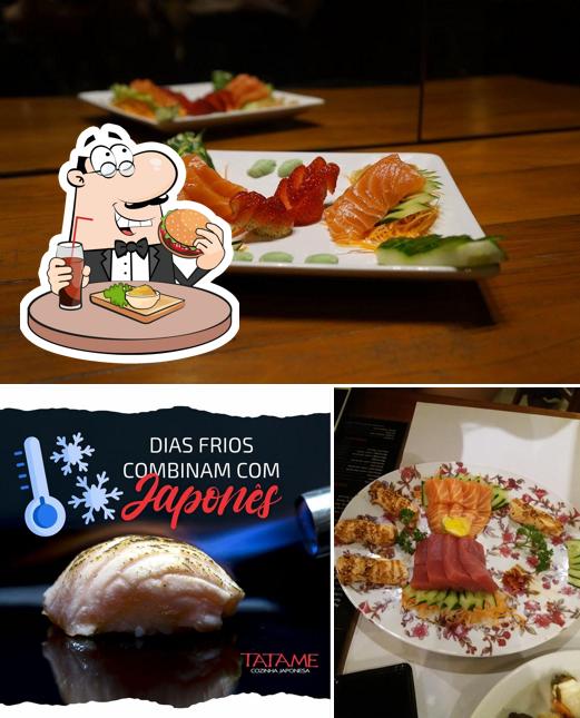 Experimente um hambúrguer no Tatame Comida Japonesa