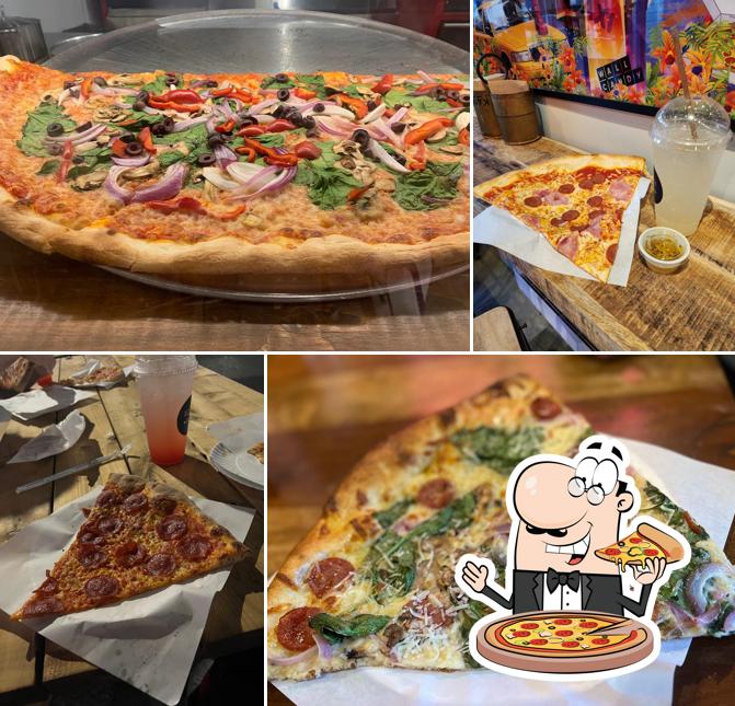 A Slice + Soda, vous pouvez essayer des pizzas