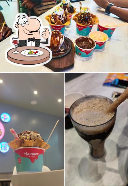 Ice cream at Havmor Havfunn Avadi