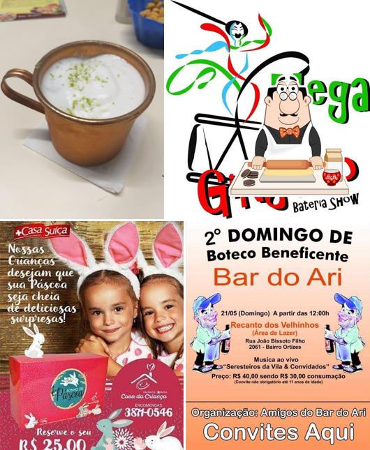 BAR DO ARI provê uma escolha de pratos doces