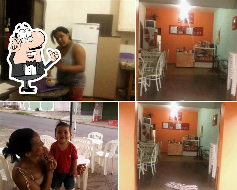 O interior do Sabor Nacional