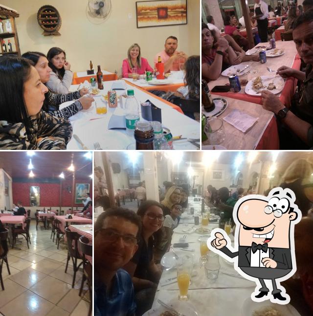 O interior do Pizzaria Giramondo