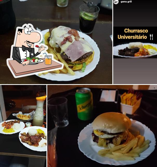 Comida em Gama Grill