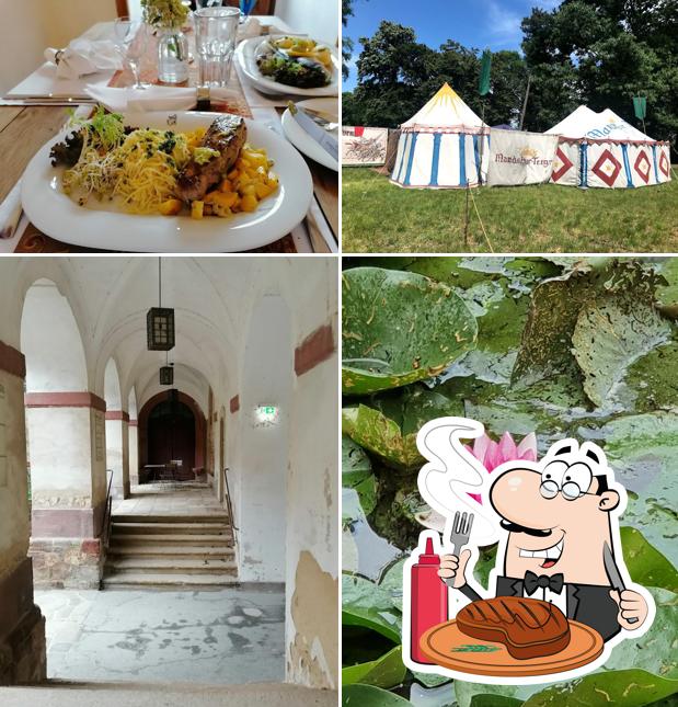 Pick meat dishes at Schloss Trebsen