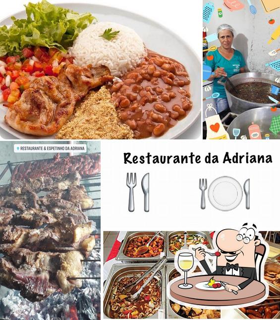 Comida em Restaurante e Espetinho da Adriana