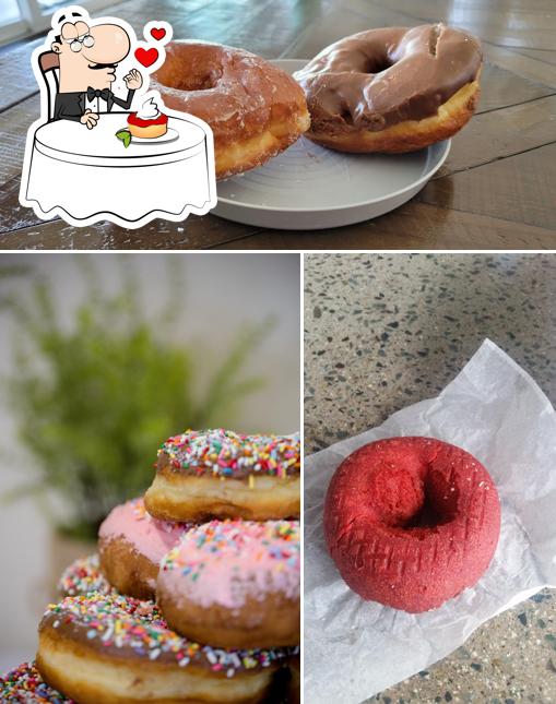 Peterson's Donut Corner offers a variety of desserts