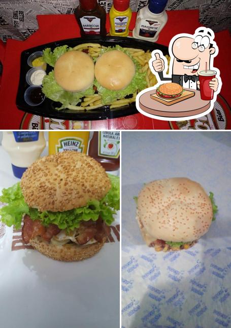 Peça um hambúrguer no Popeye Burguer