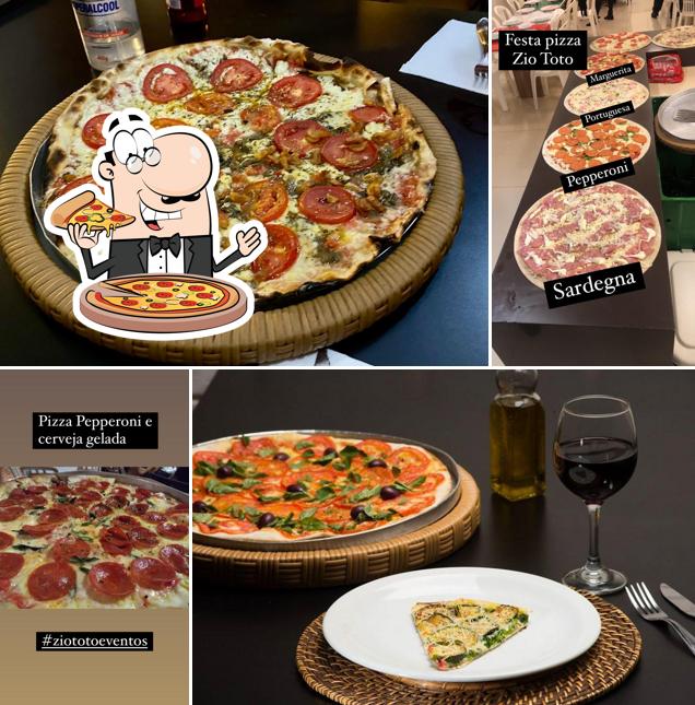 Consiga pizza no Pizzaria Zio Totó Delivery Jardim Irajá