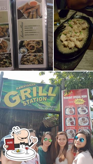 Food at Kawayanan Grill Station