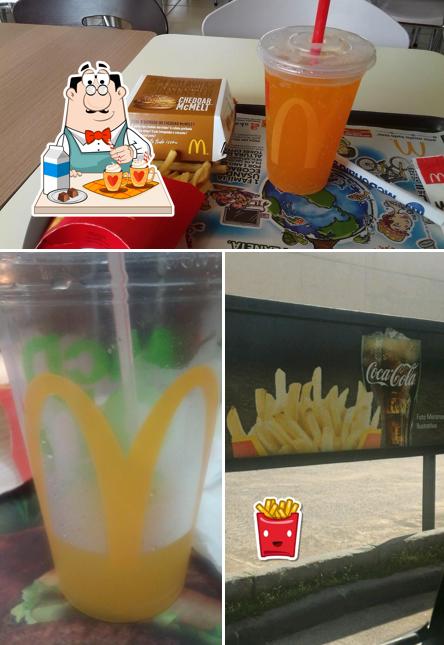 Desfrute de uma bebida no McDonald's