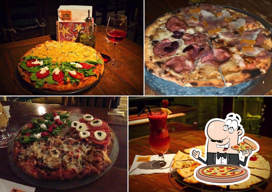 Peça pizza no Freijó Pizza Bar e Arte