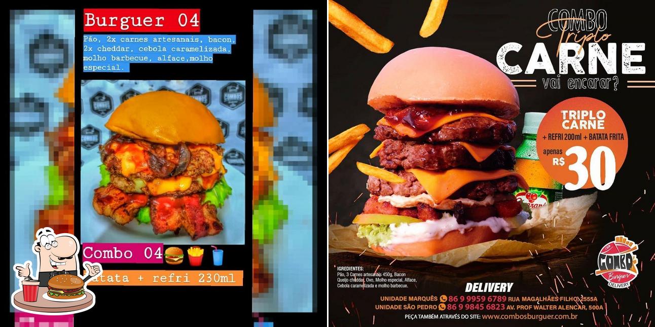 Consiga um hambúrguer no Combos Burguer - São Pedro