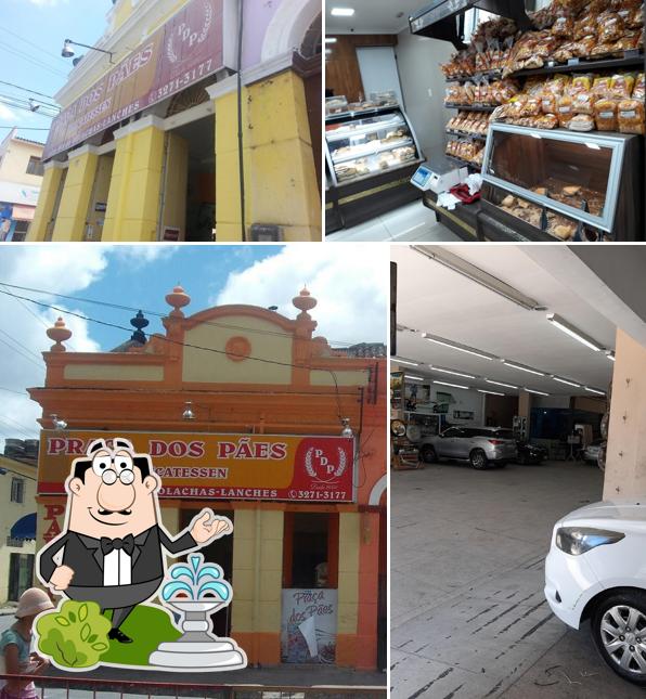 O exterior do Praça dos Pães