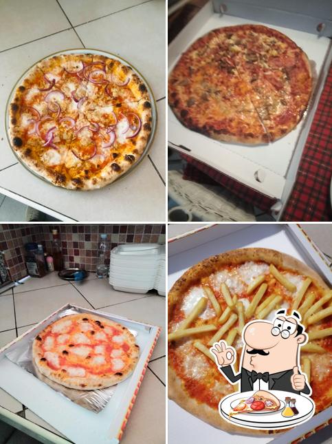 Prenez différents types de pizzas