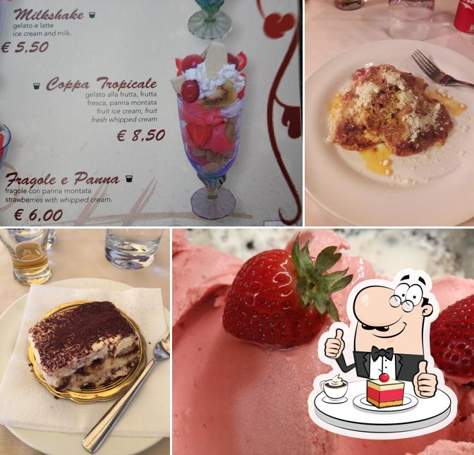 Ristorante Pizzeria Gelateria Fuori Rotta propone un'ampia gamma di dolci