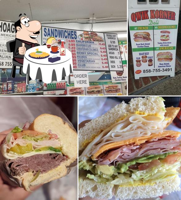 Qwik Korner Deli Grocery, 731 S Hwy 101 in Solana Beach Restaurant