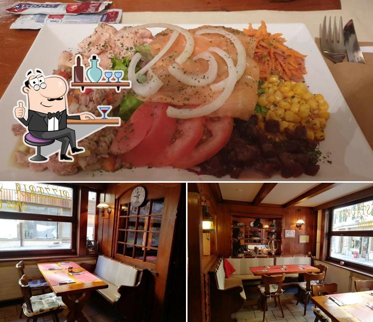 Questa è la foto che raffigura la interni e cibo di Au relais