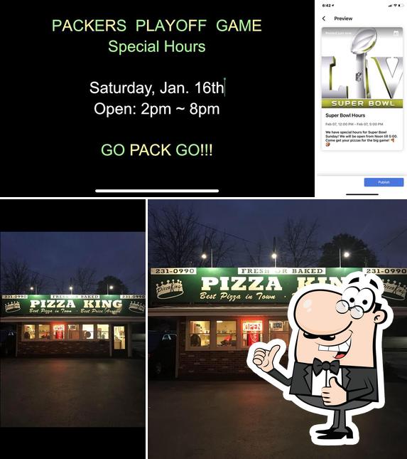 Pizza King Fresh Pizza, 1907 W Murdock Ave in Oshkosh Restaurant menu