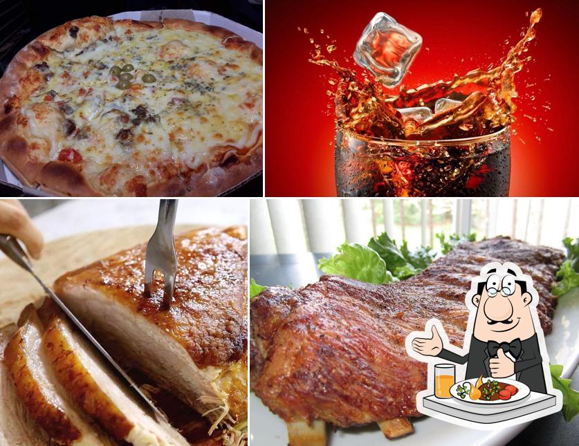 Comida em Restaurante & Pizzaria Barbecue