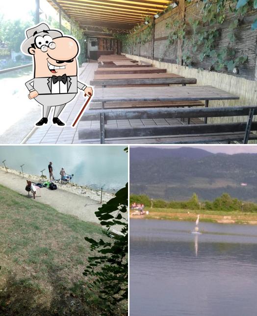 Gli esterni di Lago Di Vetrice Pesca Sportiva Ristorante Pizzeria