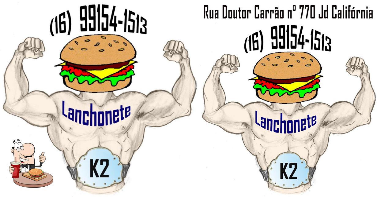 Os hambúrgueres do Lanchonete K2 irão satisfazer diferentes gostos