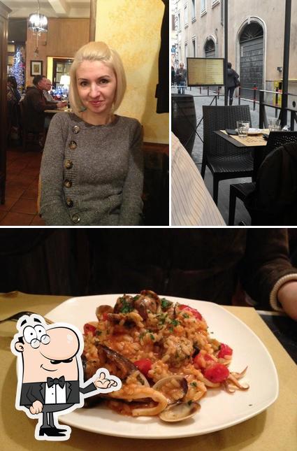 Among various things one can find interior and food at Restaurant Brunetti