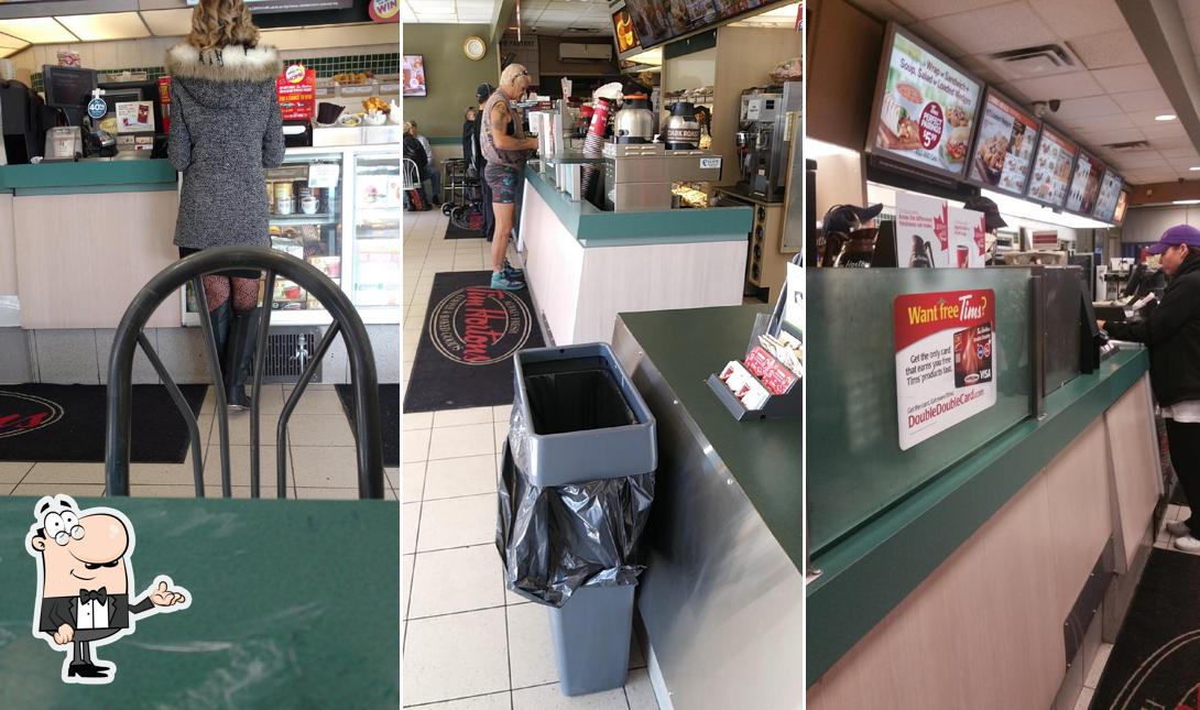 L'intérieur de Tim Hortons