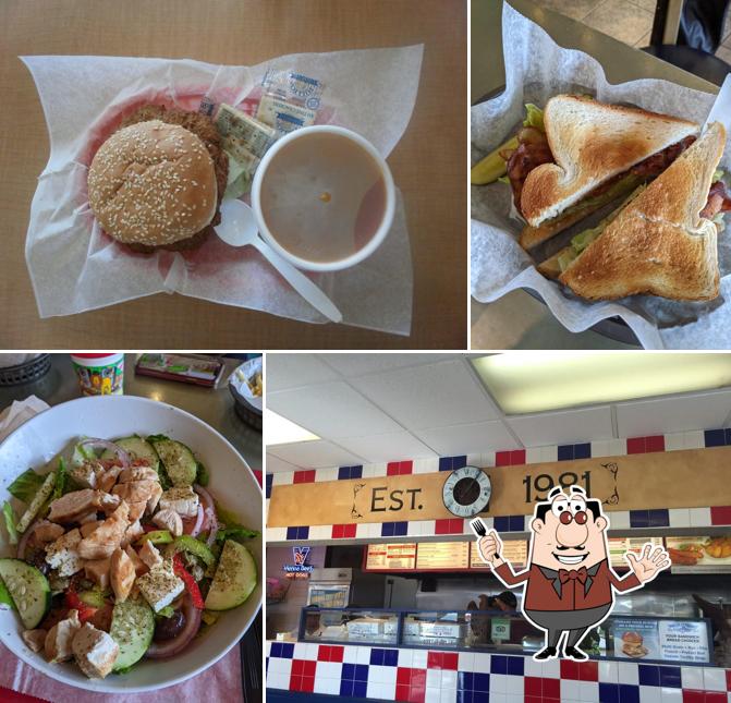 Food at Eagle Restaurant