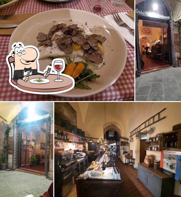 Cibo al Osteria Pappabona