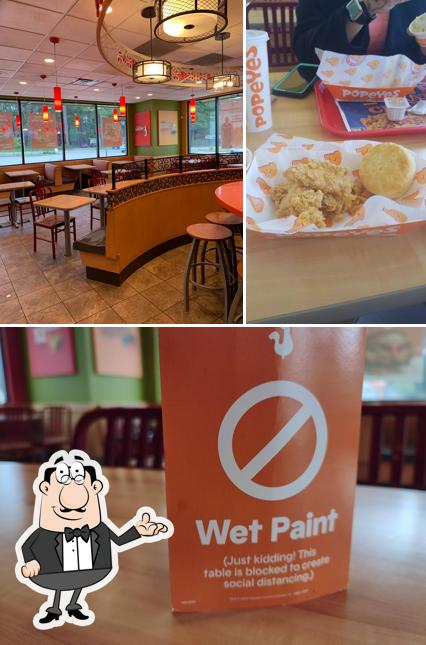 The interior of Popeyes Louisiana Kitchen