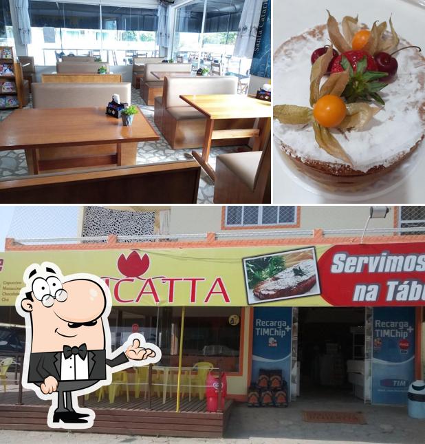O interior do Delicata Panificadora